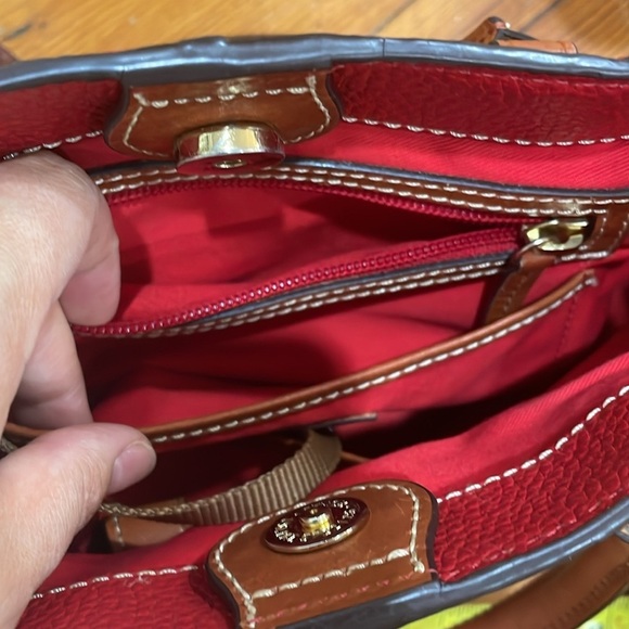 Dooney &. Bourke Red Chealsea Tote Shopper Purse - Picture 15 of 15